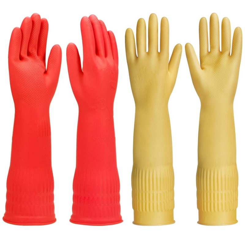 Dish Glove Rubber - Sarung Tangan Pembersih Karet Ekstra Panjang