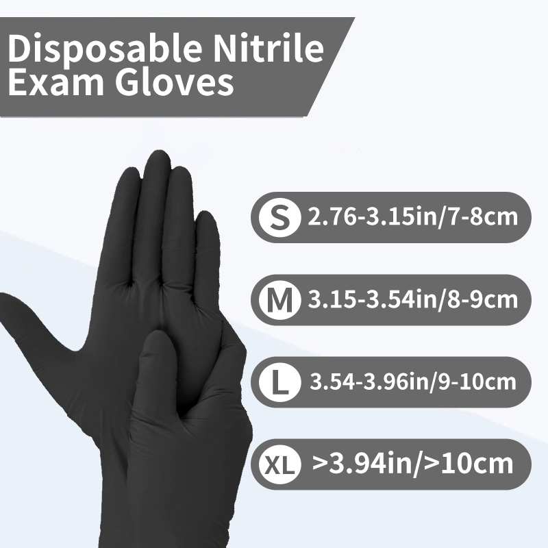 100-1000Pcs Sarung Tangan Nitr - Exam Glove Nitrile ulasan dan harga