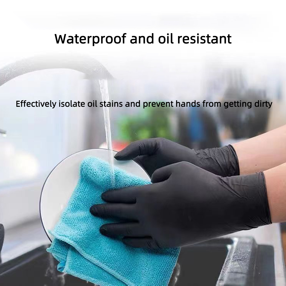 20/50/100 Buah Sarung Tangan V - Rubber Glove Cleaning ulasan dan harga