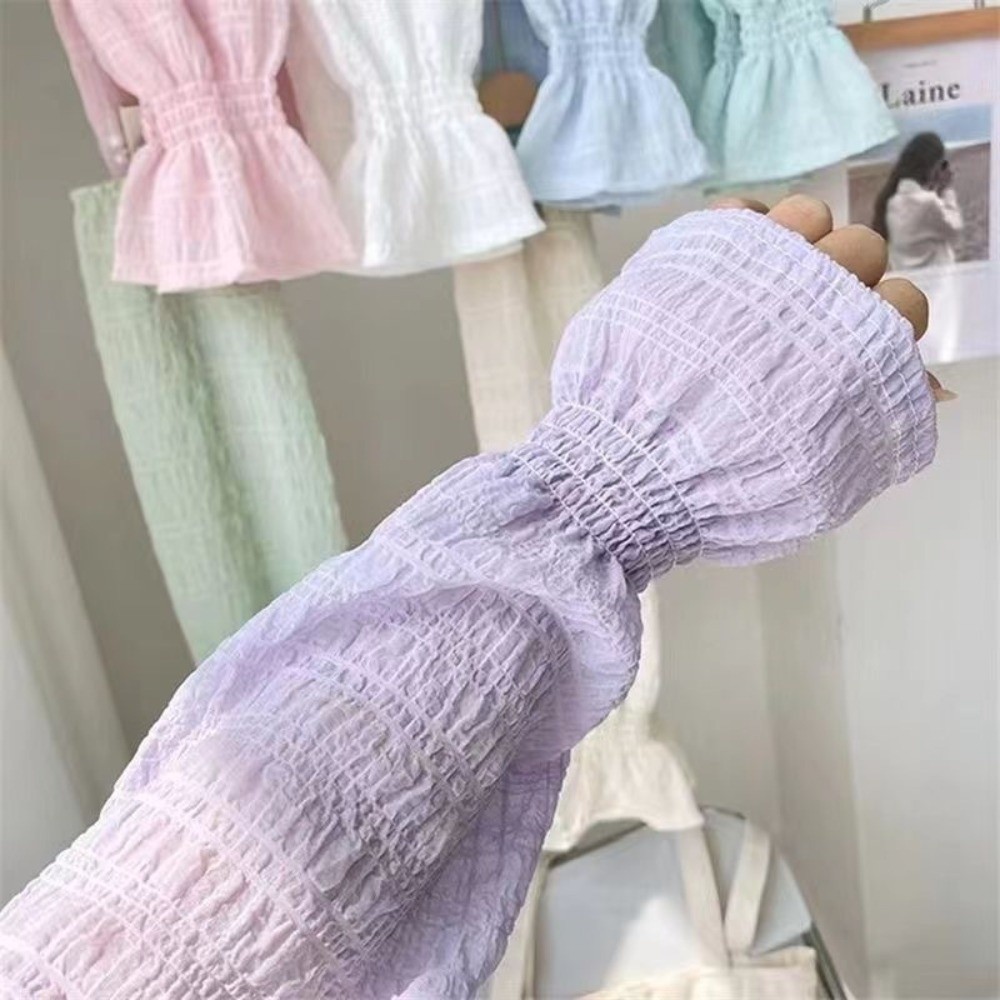 Sarung Tangan Anti-UV Warna So - Fingerless Glove Knit ulasan dan harga