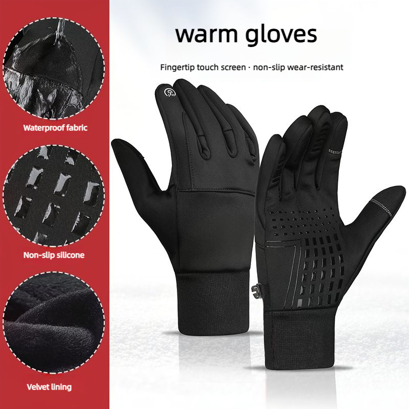 Sarung tangan tahan angin anti - Ski Glove Waterproof ulasan dan harga